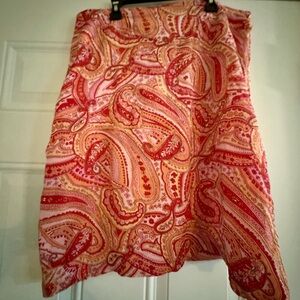 100% silk Worthington skirt
